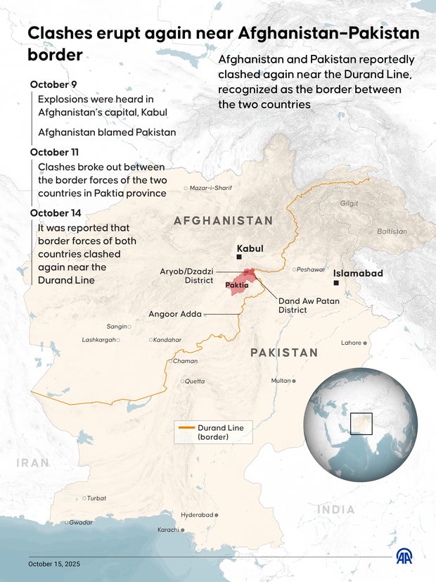 Clashes erupt again near AfghanistanPakistan border