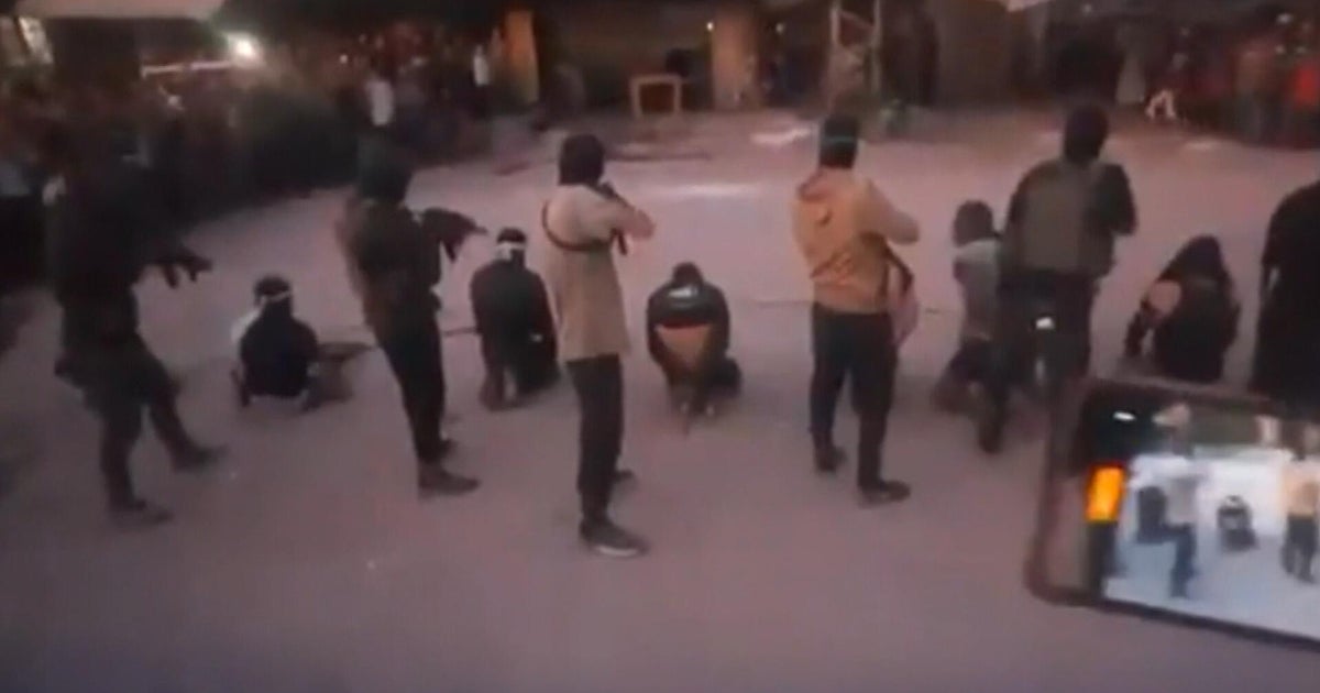 Video exhibits Hamas fighters executing Palestinians accused of collaborating with Israel