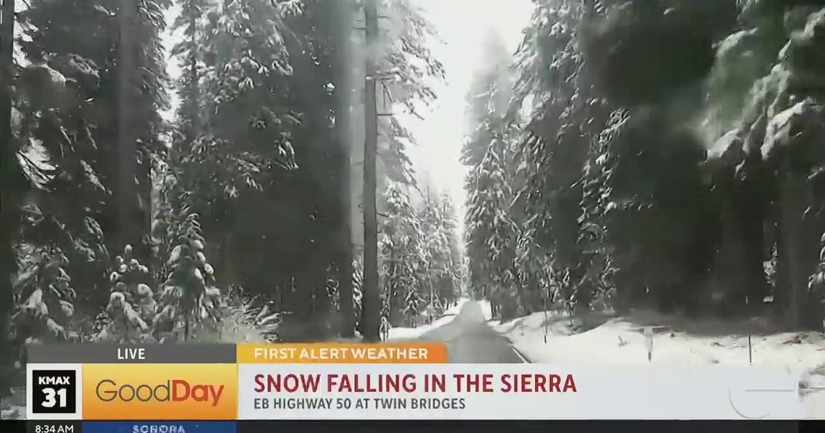 Snow coats Sierra Nevada in early-season storm