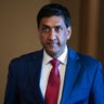 Democratic Rep. Ro Khanna of California is seen at the U.S. Capitol in Washington, D.C., on Oct. 7, 2025 