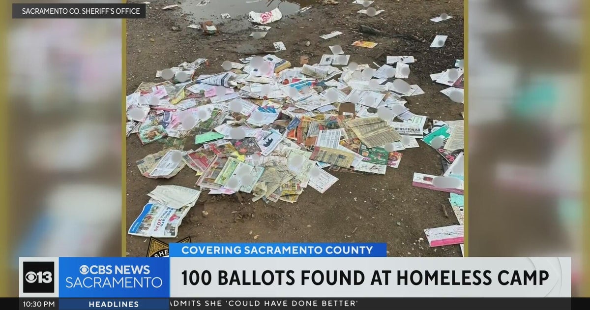 Dozens of California special election ballots found at Sacramento County homeless camp
