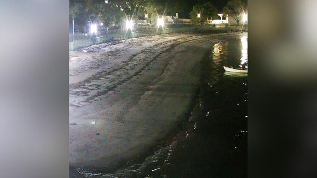 Boat on Playland beach