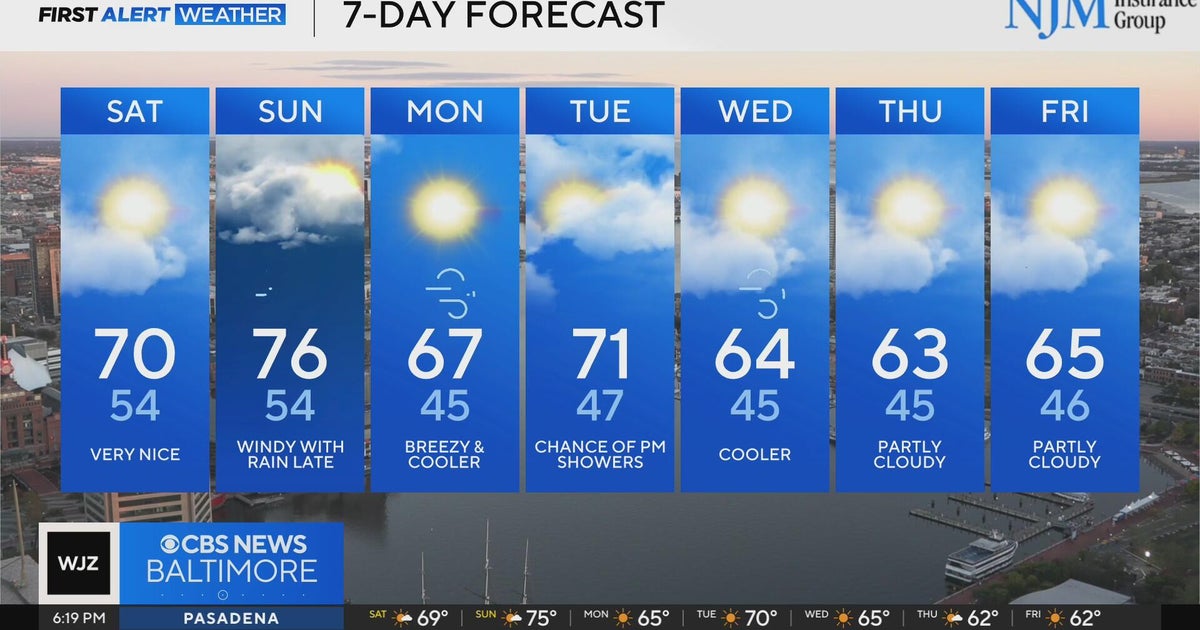 Maryland's got one more calm, comfortable day before the next big ...