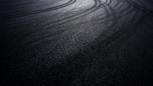 Outdoor asphalt road 