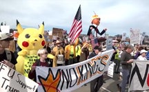 "No Kings" protests mark a week that challenged Trump's use of power 