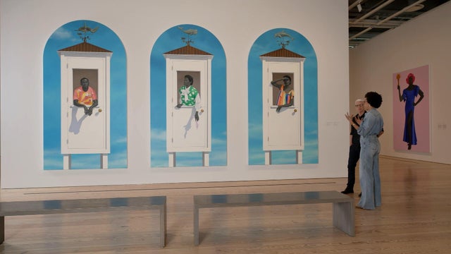 Amy Sherald triptych 