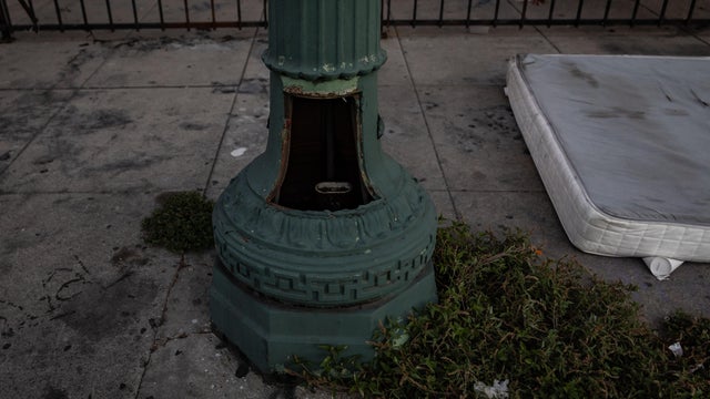 LA's historic streetlights have fallen on hard times, thanks to thieves, vandalism and neglect 