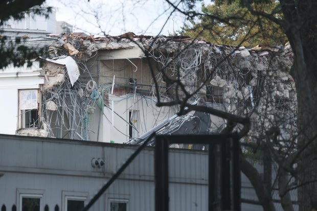 White House East Room Demolition Begins For Trump Ballroom Construction