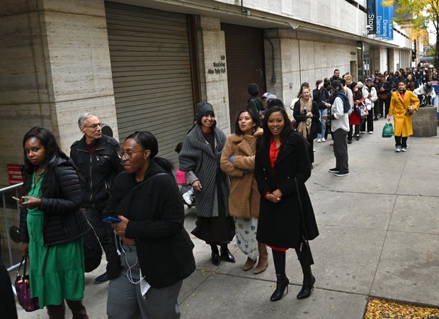 Guests view the free Simulcast of Misty Copeland's historic farewell from ABT presented by American Ballet Theatre, The Misty Copeland Foundation, and Lincoln Center at Alice Tully Hall on October 22, 2025 in New York City.