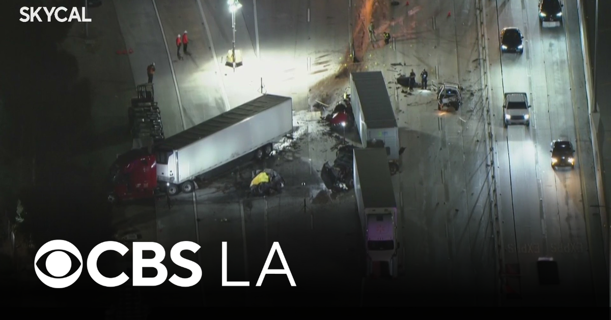 10 Freeway partially reopened after deadly crash in Ontario - CBS Los ...