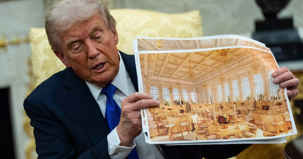 Trump says he has been transparent on White House ballroom construction plans