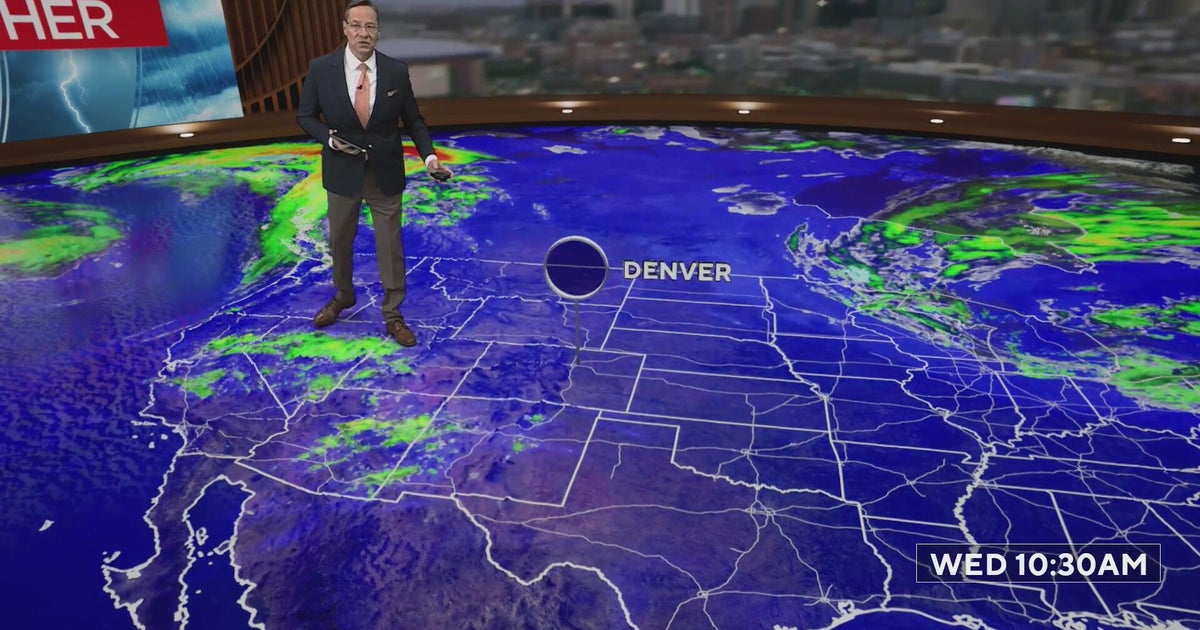 Small system bringing in some rain and mountains snow - CBS Colorado