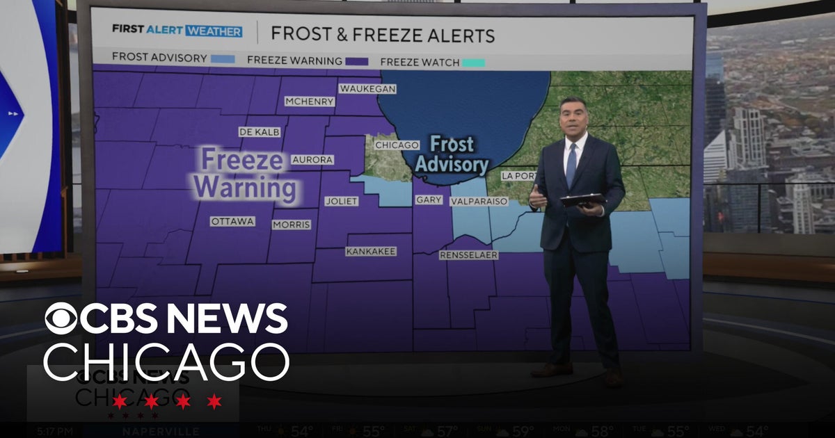 Chicago weather: Freeze warning overnight for Chicago area - CBS Chicago