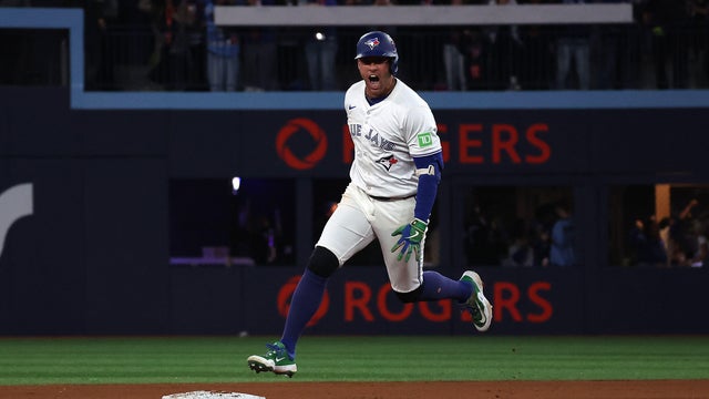 Toronto Blue Jays play the Seattle Mariners in game seven of their ALCS MLB Playoff series 