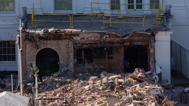 White House East Room Demolition Continues For Trump Ballroom Construction 