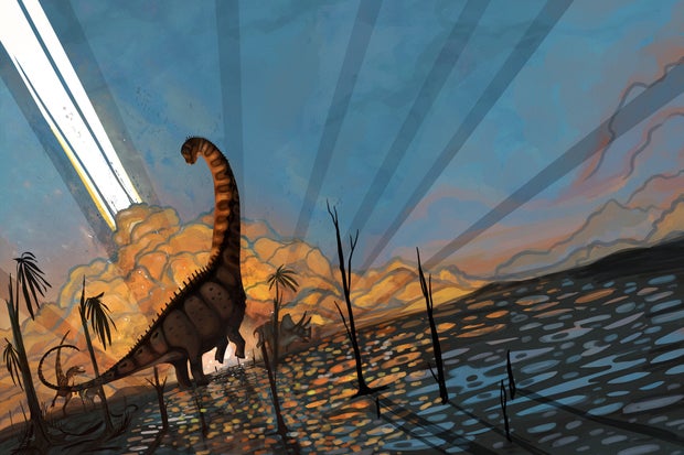 Dinosaur-Asteroid Strike 
