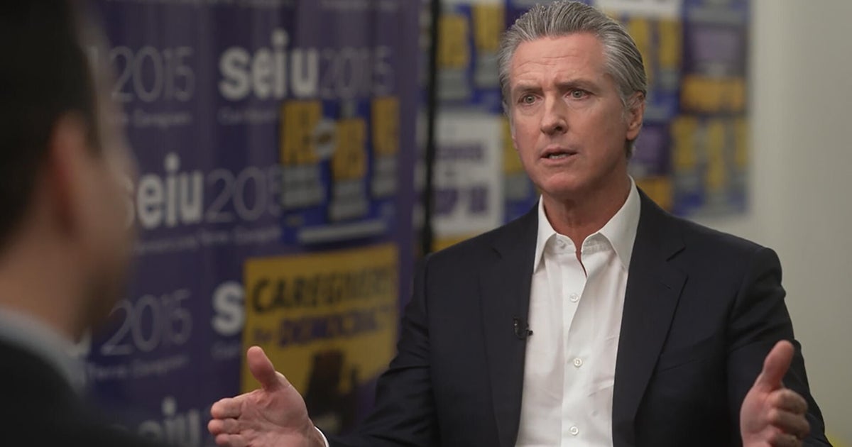 Gavin Newsom on opposing Donald Trump: "He's a wrecking ball"