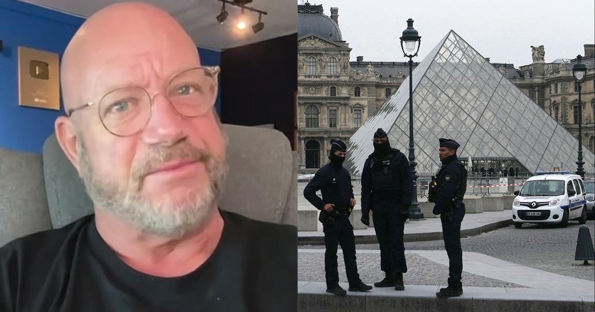 Convicted jewel thief Larry Lawton reacts to arrests in Louvre Museum heist