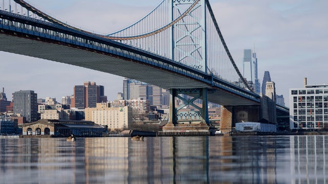 The Benjamin Franklin Bridge over the Delaware River is seen in this file photo from 2021
