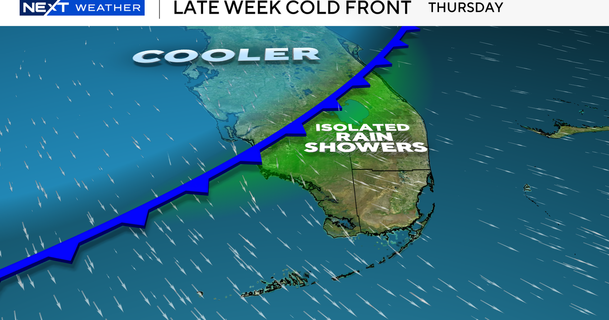 Two cold fronts on the way to South Florida, bringing first real taste of fall Two cold fronts on the way to South Florida, bringing first real taste of fall