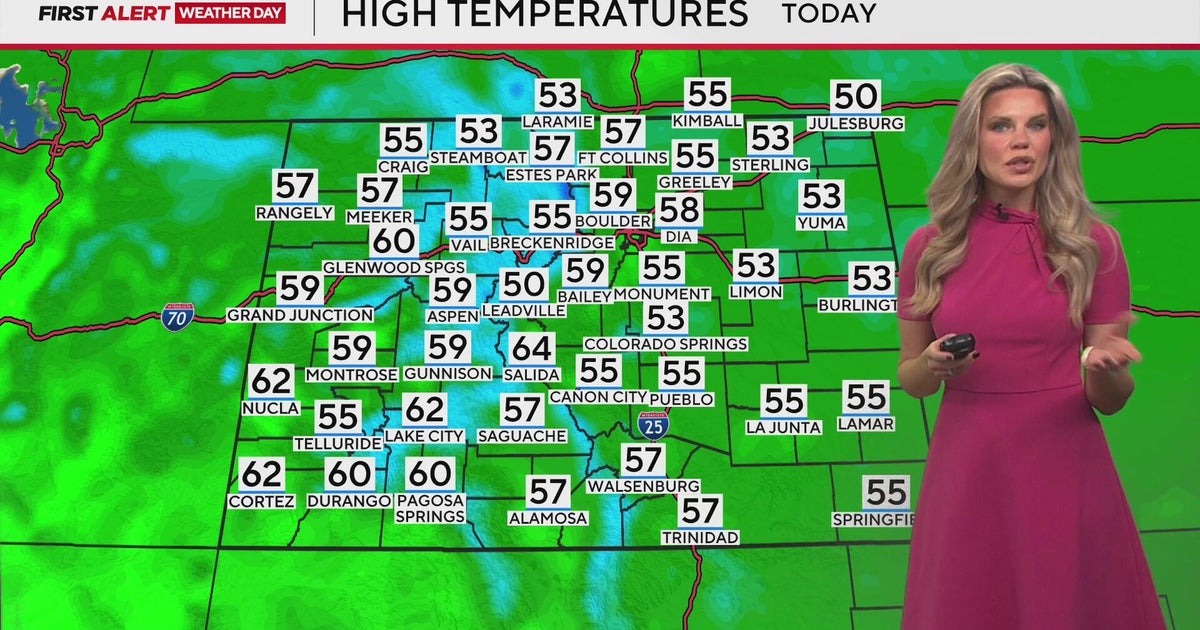 Warming up across Colorado, staying dry - CBS Colorado