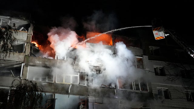 Aftermath of a Russian drone attack in Sumy