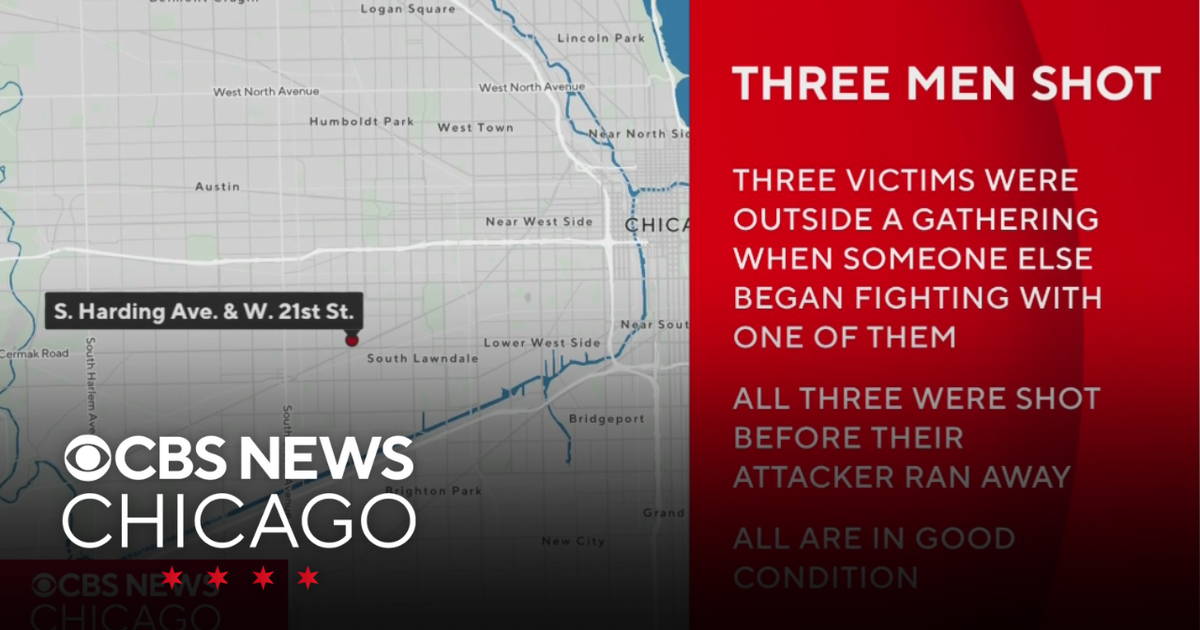 3 men shot on Chicago's West Side - CBS Chicago