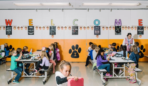 School lunch in Littleton, Colorado. 