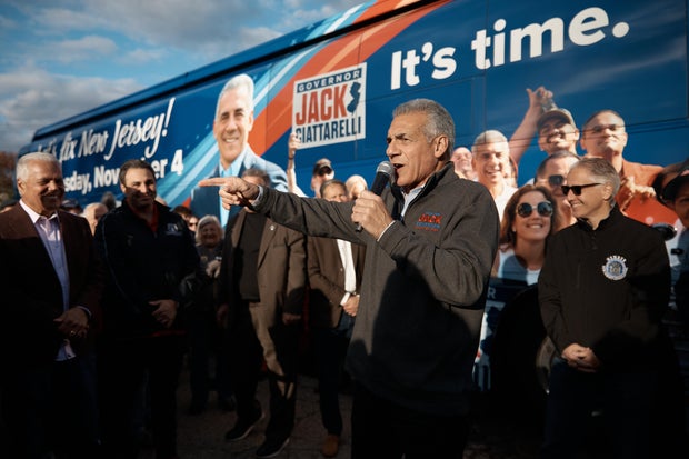 Jack Ciattarelli, Republican Candidate For Governor Of New Jersey, Campaigns Ahead Of Election Day 