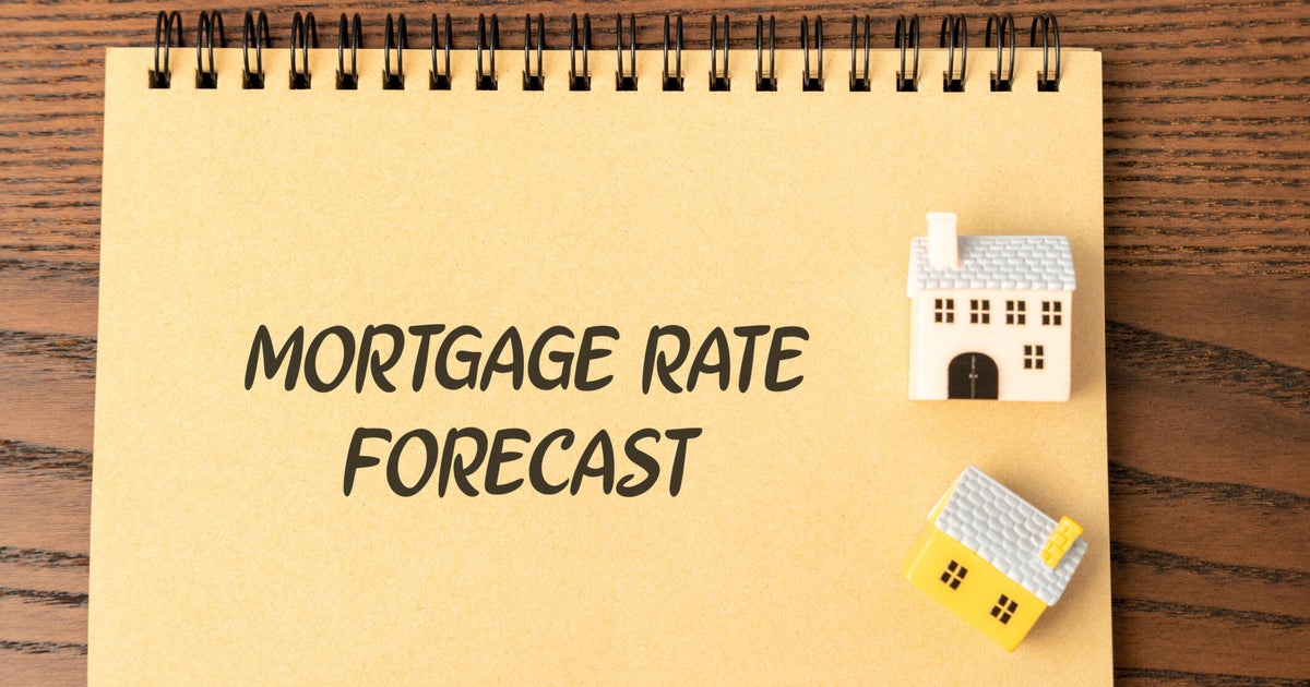 What is the mortgage rate of interest forecast for November 2025?