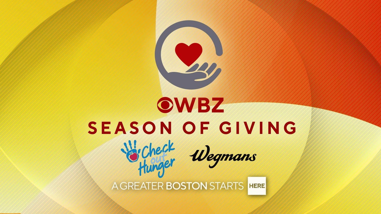 CBS News Boston and Wegmans launch Season of Giving Check Out Hunger drive