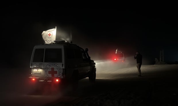 Izz al-Din al-Qassam Brigades hand over the bodies of three Israeli hostages to the Red Cross 