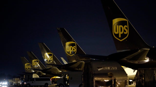 Overnight Operations At The UPS Worldport Shipping Facility 