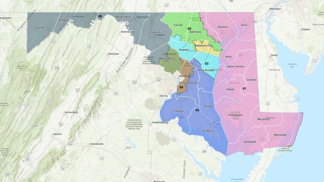 Maryland 2022 Congressional Maps 