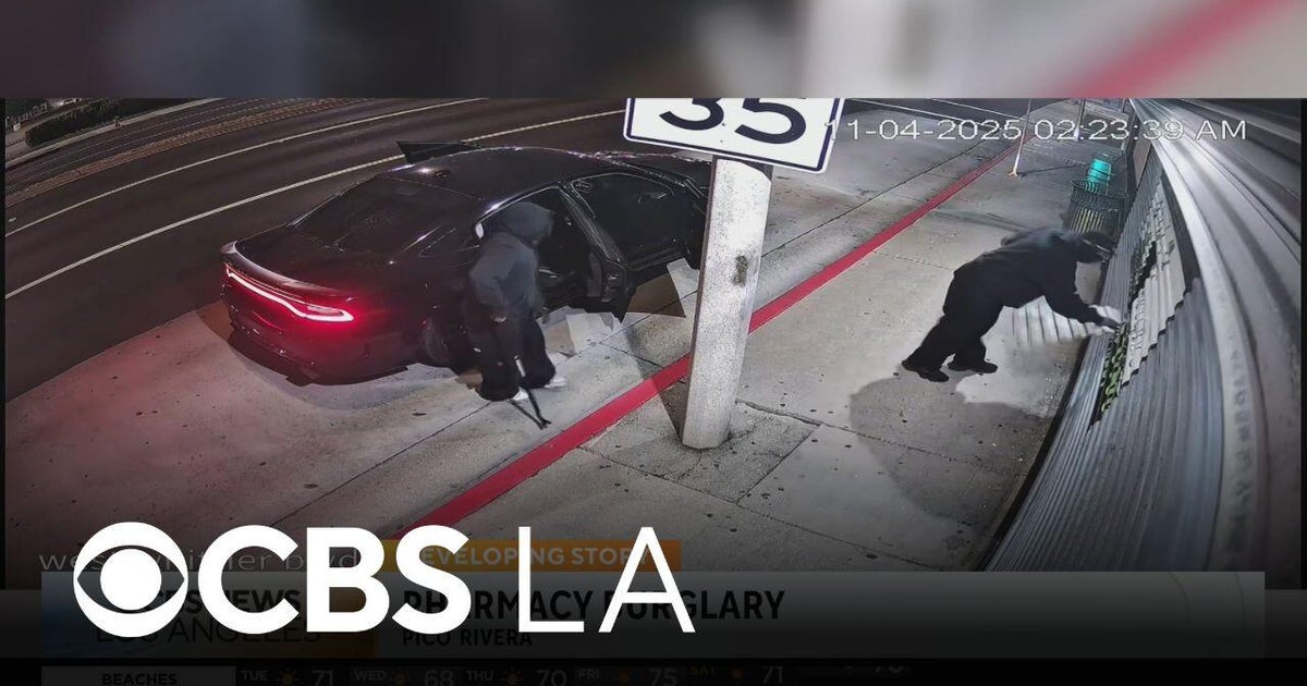 Pharmacy burglary in Pico Rivera - CBS Los Angeles