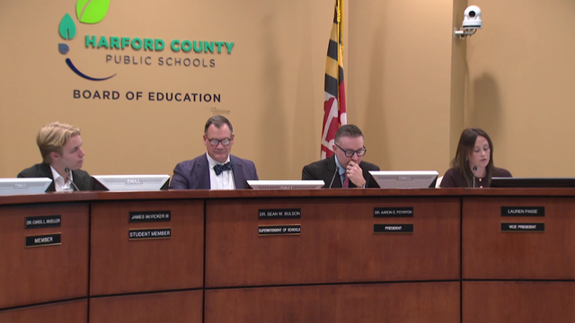 Harford County School Board Meeting 