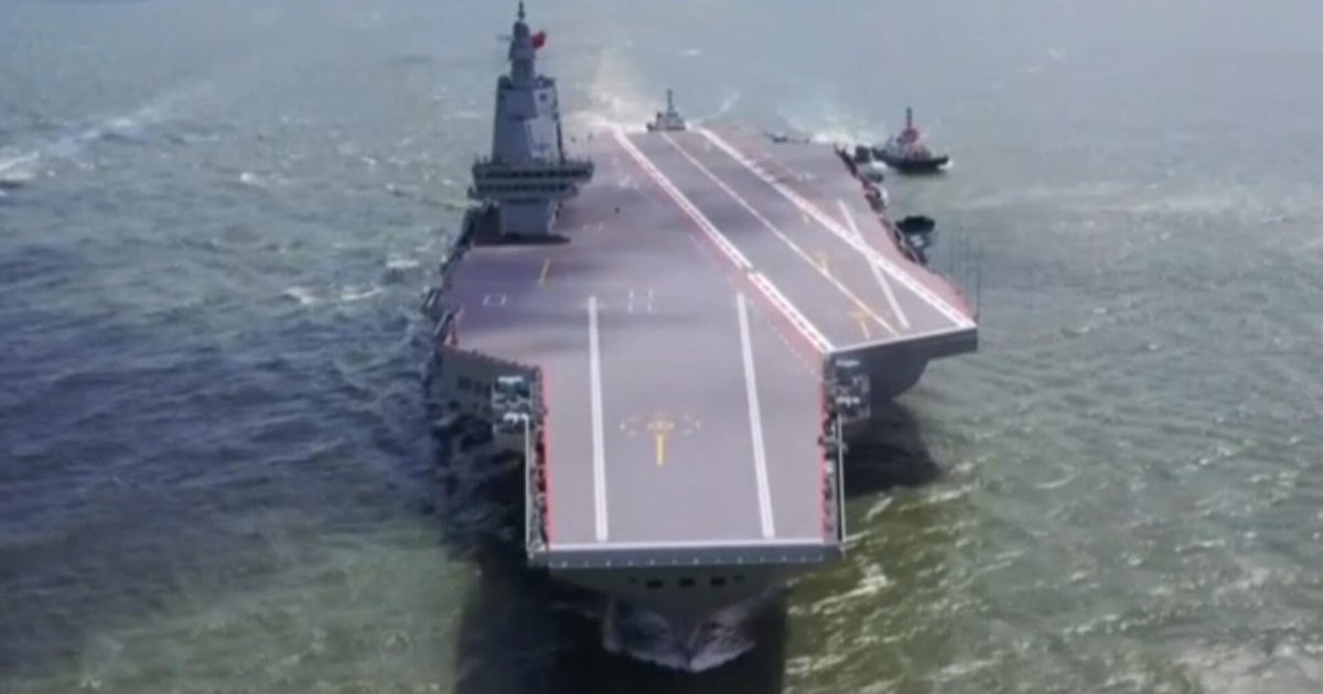 China unveils new aircraft carrier