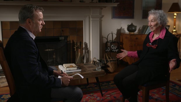 Jon Wertheim and Margaret Atwood 