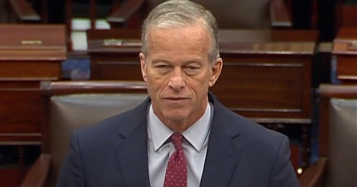 Watch: John Thune speaks during rare Saturday session on government shutdown