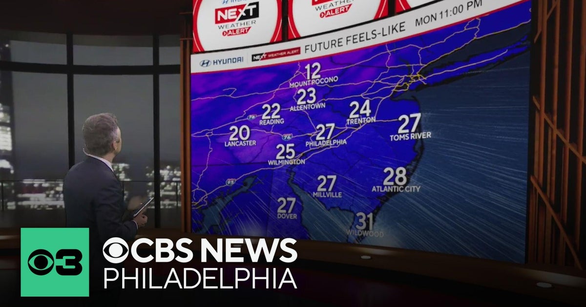 Breezy and cold Monday in Philadelphia region before blustery Tuesday ...