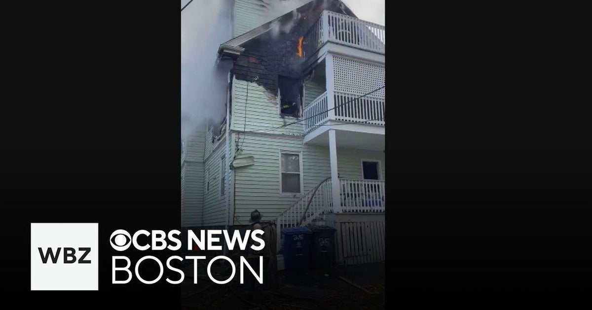 Firefighter injured during Tuesday morning fire in Dorchester - CBS Boston