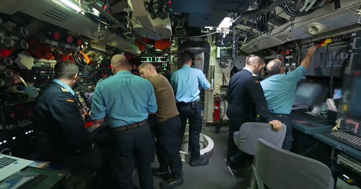 Onboard a NATO sub for military exercise monitoring Russia