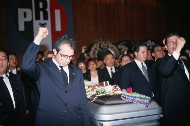 Mexican Politician Ernesto Zedillo Attends Funeral of Luis Donaldo Colosio 