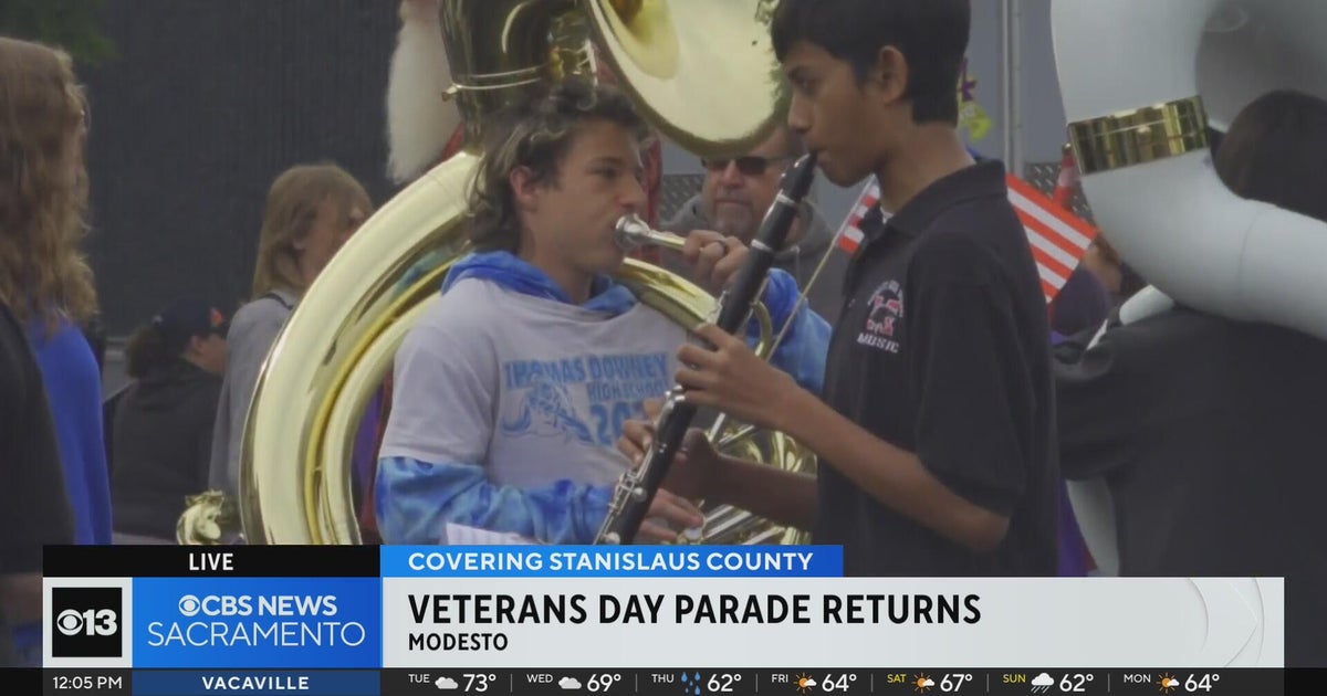Modesto's Veterans Day parade returns after hiatus - CBS Sacramento
