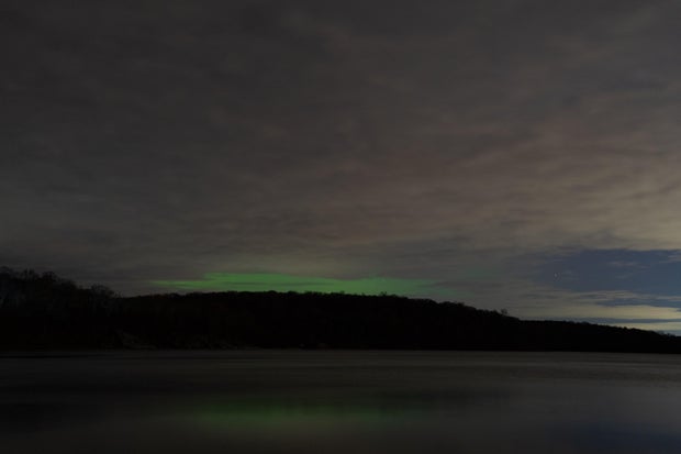 The northern lights observed in New Jersey 