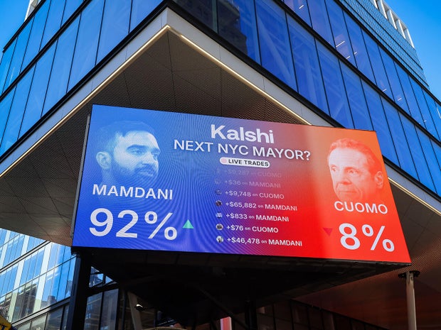 Kalshi Billboards Ahead Of New York Mayoral Election 