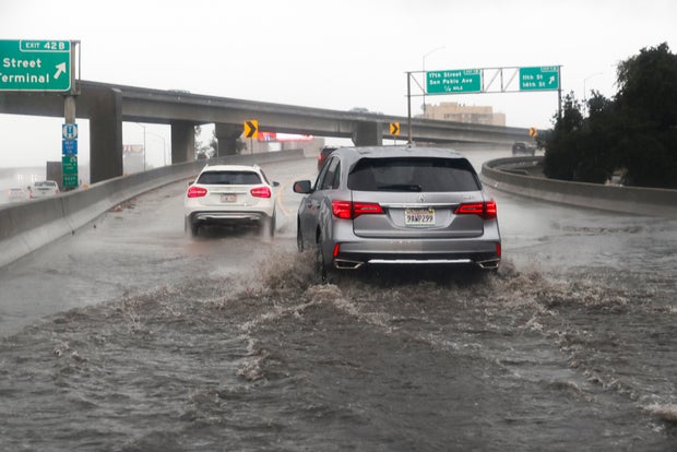 Atmospheric River Causes Localized Flooding Across Bay Area
