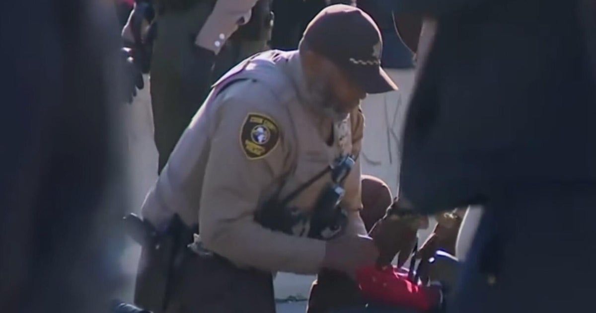 Protests and arrests erupt outside ICE facility in Broadview