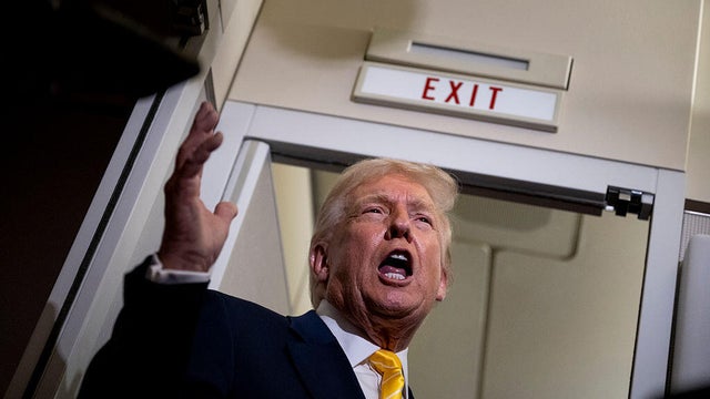 President Trump Spends Weekend At Mar-A-Lago Estate In Florida 