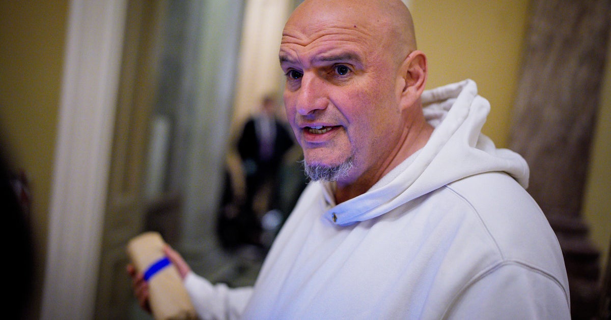 Fetterman says he's "back home" from hospital after falling